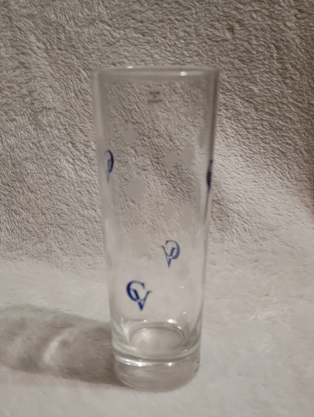 Luigi Bormioli Courvoisier martini glass and Courvoisier cognac Shot Glass
